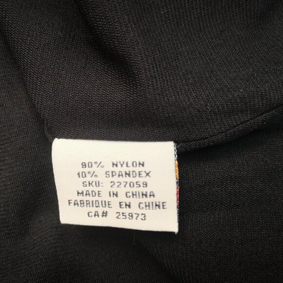 2 / $20.00 - Studio London Ladies Size Medium Black Lace V-neck Top - Picture 5 of 9